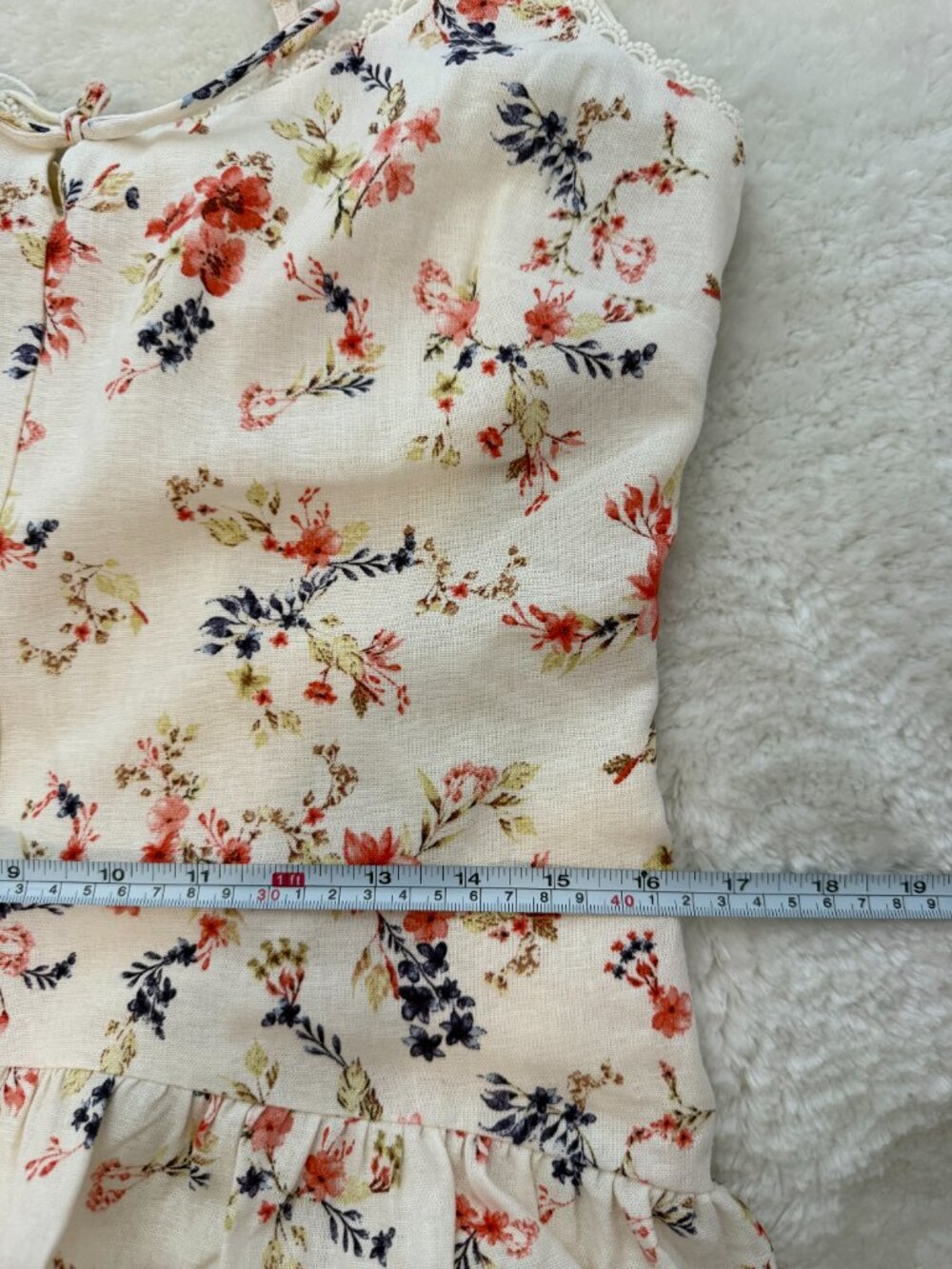 NWT Caroline Constas Floral Linen Blend Maxi Dress M - Picture 11 of 14